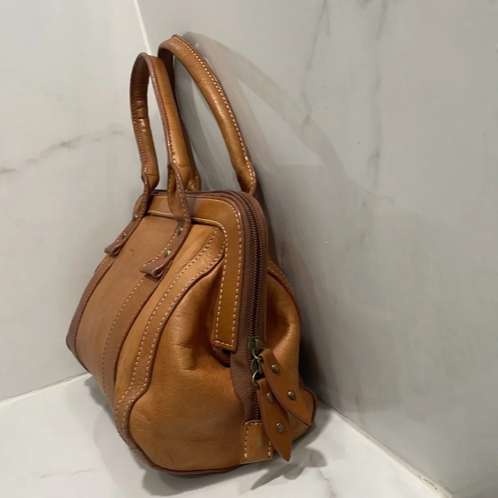 Brown Leather Handbag - Picture 6 of 13
